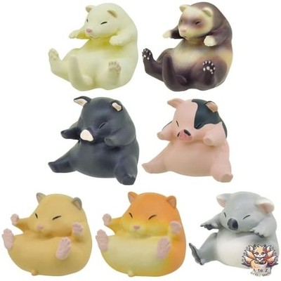 7-teiliges Set Ate Too Much 2 Mini Figuren