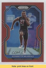 2020 Panini Prizm Rookie Red Prizm Kenneth Murray #327 READ 0i1b