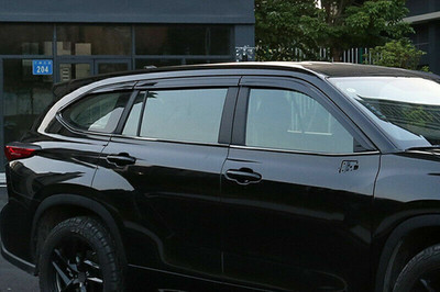 For Toyota Highlander 2020-2024 Window Visor Vent Sun Rain Guards Wind Deflector