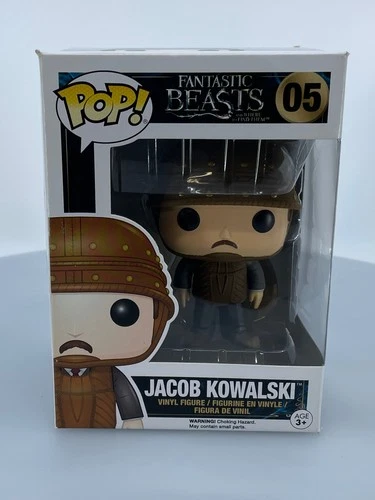 Funko POP! Movies Fantastic Beasts Jacob Kowalski #5 Vinyl Figure DAMAGED BOX