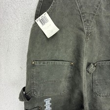 Carhartt Sandstone Bibs Overalls Double Knees Men 32x32 R06 MOS Green NWT NOS