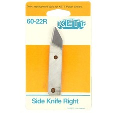Kett 60-22R Replacement 18-Gauge Right Side Cut Blade for Kett Power Shears