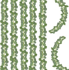 Eucalyptus Garland,Artificial Eucalyptus Leaves Table Greenery Garland Wreath
