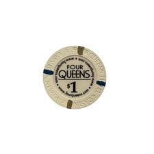 Four Queens * $1 Poker Chip / Jeton * 2002 * Las Vegas, Nevada * Casino