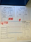 5 Different 1960’s Era Detroit Red Wings Game  Stat Sheets & More-Excellent — photo 1
