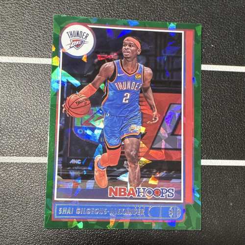 Panini 2021-22 NBA Hoops Shai Gilgeous-Alexander #3 Thunder Green ICE