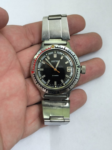 ๐๐๐Vostok 2416.B Military Automatic Amphibian Vintage Soviet Watch