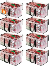 BlissTotes Moving Bags, 93L 8-Pack Storage Bags, Moving Box Heavy Duty Extra Lar