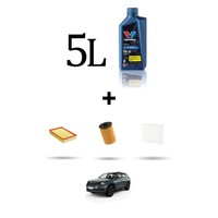 Hoffcar Set Service 3 Filter Und 5L ÖL FüR Skoda Kodiaq 2.0 Tdi 110Kw Von 2017