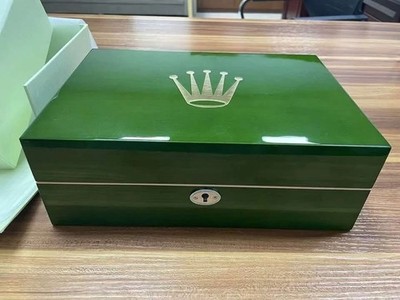 ROLEX 木製ボックス ROLEX WOODEN BOX STORAGE GREEN | eBay