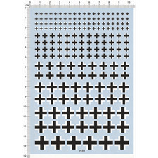 16 172 1144 135 Wwii German Military Iron Cross Model Kit Decal Water Slide