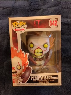 POP FUNKO #542 PENNYWISE WITH SPIDER LEGS IT