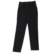 Wrangler Vintage Women's Black High Rise Mom Jeans Size 13 x 32