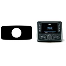 Wet Sounds WS-MC-2 With Marine SEADASH3B Universal Marine 3" Radio Dash Kit -...