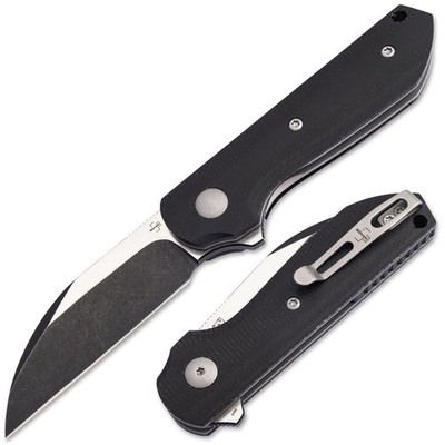 BOKER PLUS Corvus Folding Knife Nitro-V Blade Micarta Handle Clip Black 01BP0071