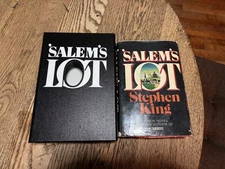 STEPHEN KING.."SALEM'S LOT".. FIRST EDITION..Q37 GUTTER..$7.95 DJ.. FATHER CODY