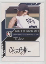 2011 ITG Heroes and Prospects Close Up Silver /190 Chance Ruffin Rookie Auto RC