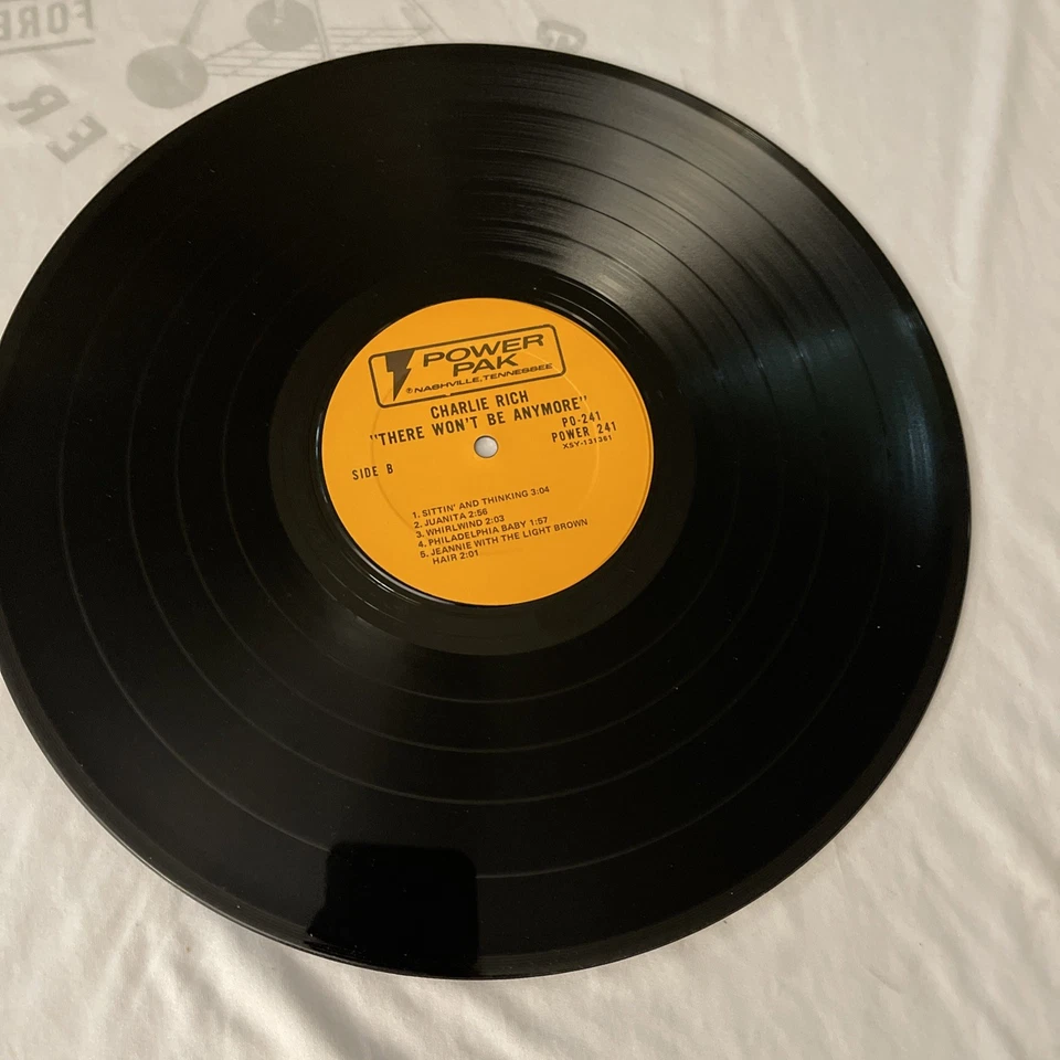 Charlie Rich There Won't Be Anymore LP Record Power Pak 1974  - Image 4 of 4