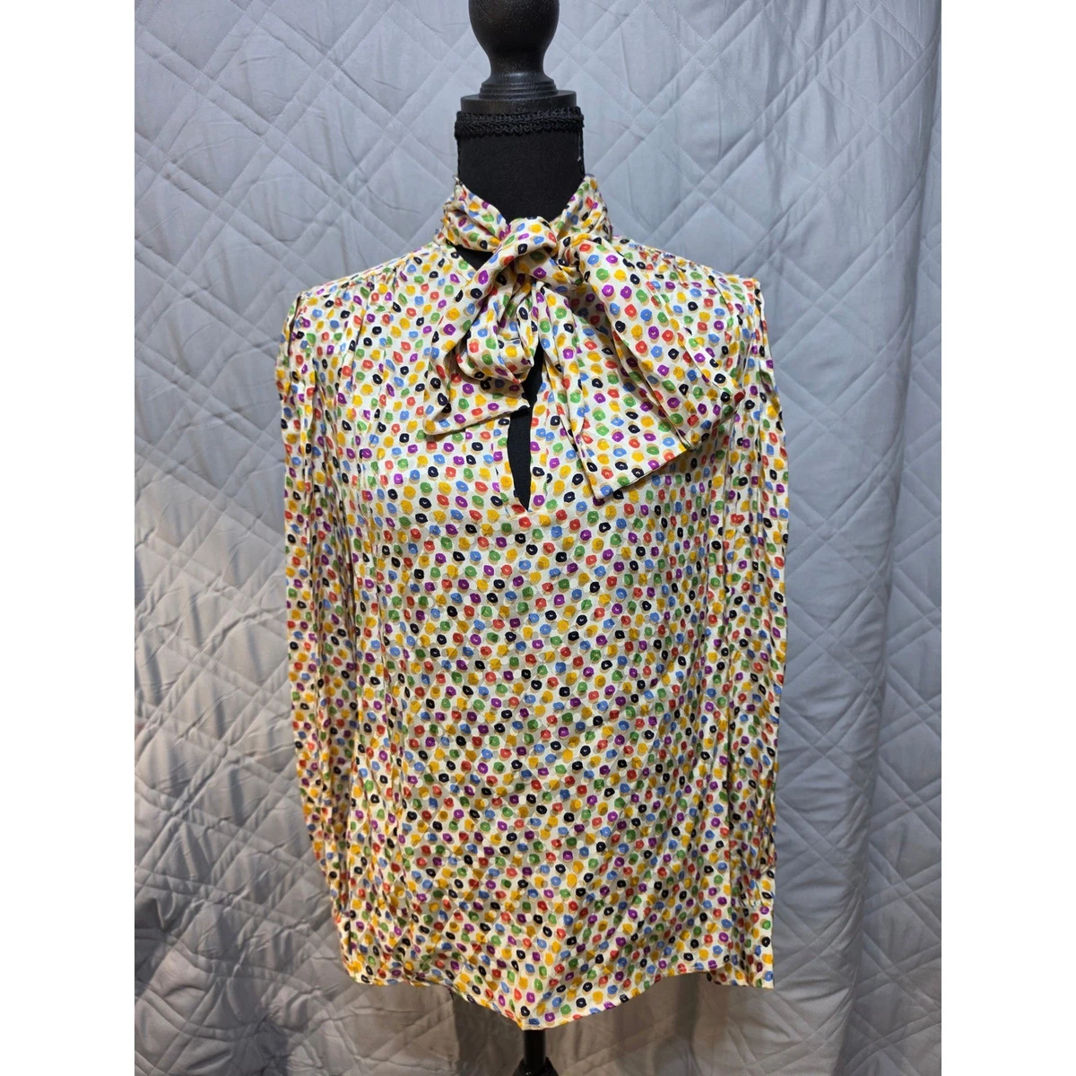 Saint Laurent Polka Dot Tops for Women for sale | eBay