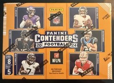 2024 Panini Contenders NFL Football Factory Sealed Blaster Box 1 Auto or Mem