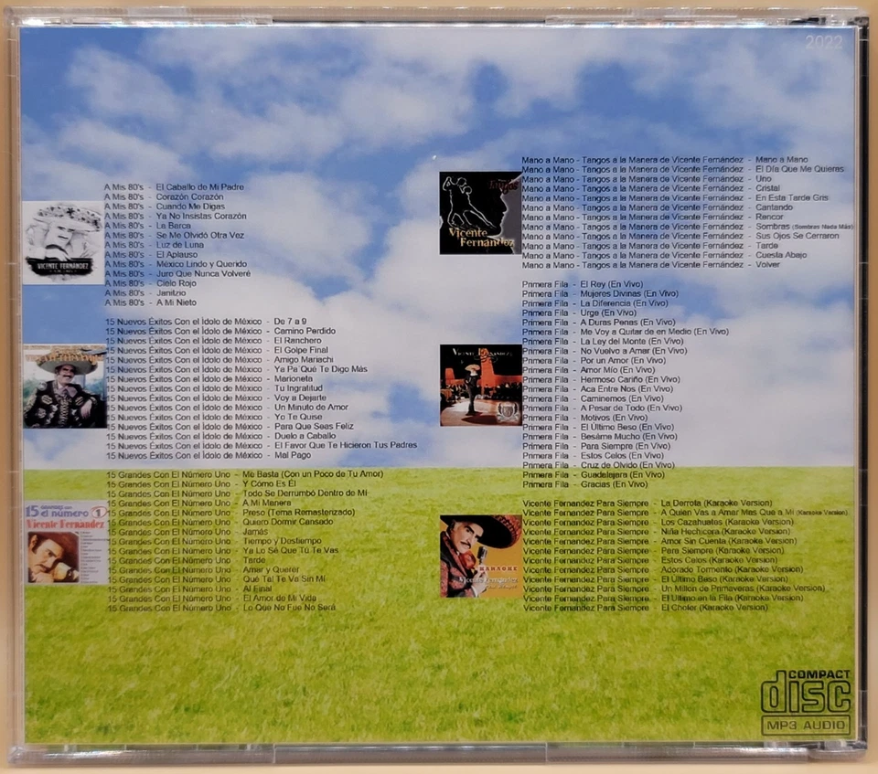 Vicente Fernández - 6 Albums En Uno Vol.7 - MP3 Audio - Image 2 of 3