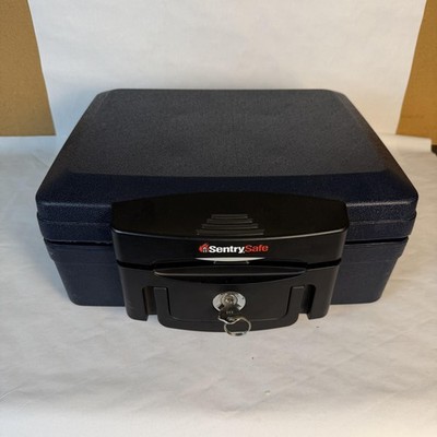 SentrySafe Model H0100 Fireproof/Waterproof Storage Box with Key