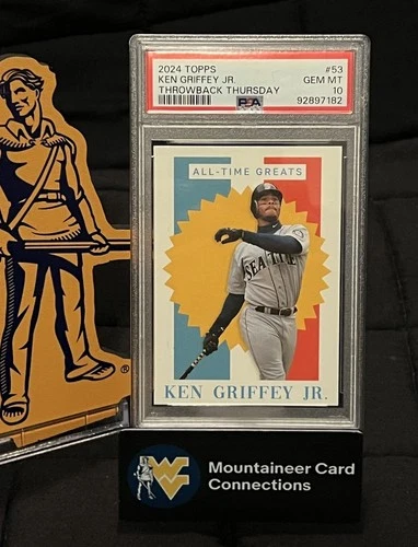 Ken Griffey Jr. - All-Time Greats - 2024 Topps Throwback Thursday #53 - PSA 10 -