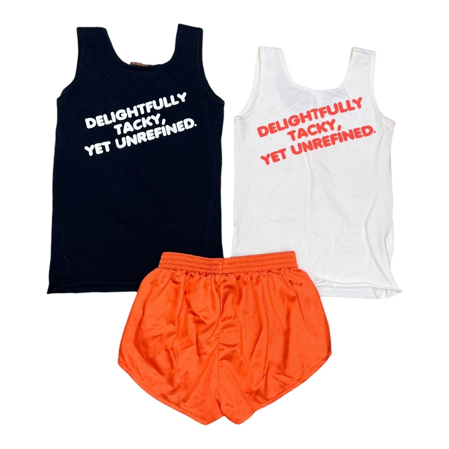 Hooters Outfit XS Lot 3 Uniform Towson MD Tank Top Shorts Bundle Cosplay Costume image 2