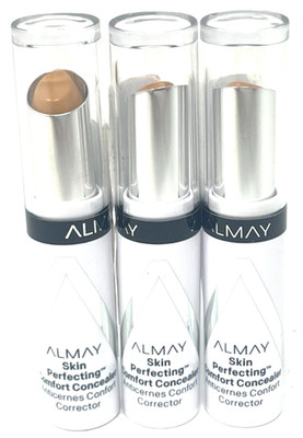 (3) Almay Skin Perfecting Comfort Concealer Sealed 0.13 oz Each 200 - Tan