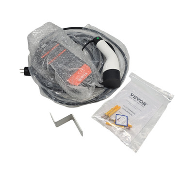VEVOR EV-Ladegerät 3,68kW Typ 2 IEC62196 LCD7/7 Stecker 16A 1-phasig