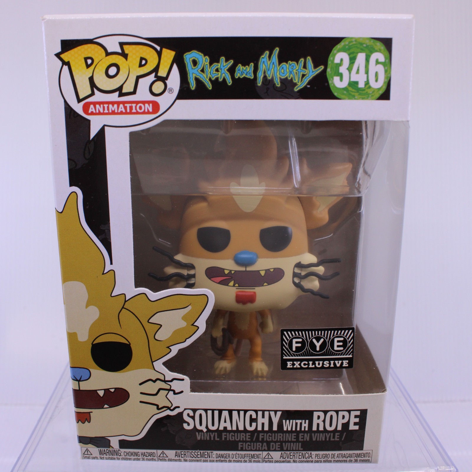 Sale F5Pickle Rick Funko Pop Squanchy Rick Morty Fye Exclusive Vinyl Figure 346