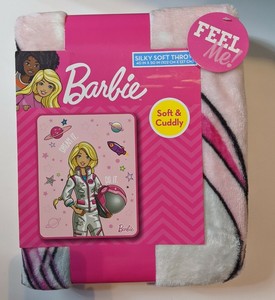barbie plush blanket