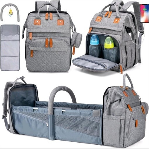 Diaper Bag Backpack, Large Baby Diaper Bags for Boys Girls, Baby Bag with USB