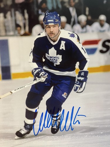 WENDEL CLARK SIGNED TORONTO MAPLE LEAFS HANDSIGNIERTES 8X10 FOTO COA