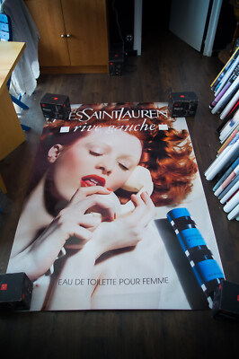 YSL RIVE GAUCHE KAREN ELSON Vintage Advertising Fashion Poster Original
