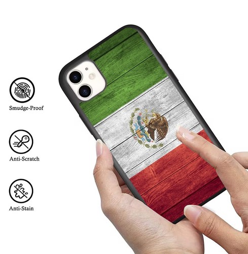 mexico flag For iPhone SE XS XR Max 5 6 7 8 Plus Anti scratch Cover - Picture 10 of 25
