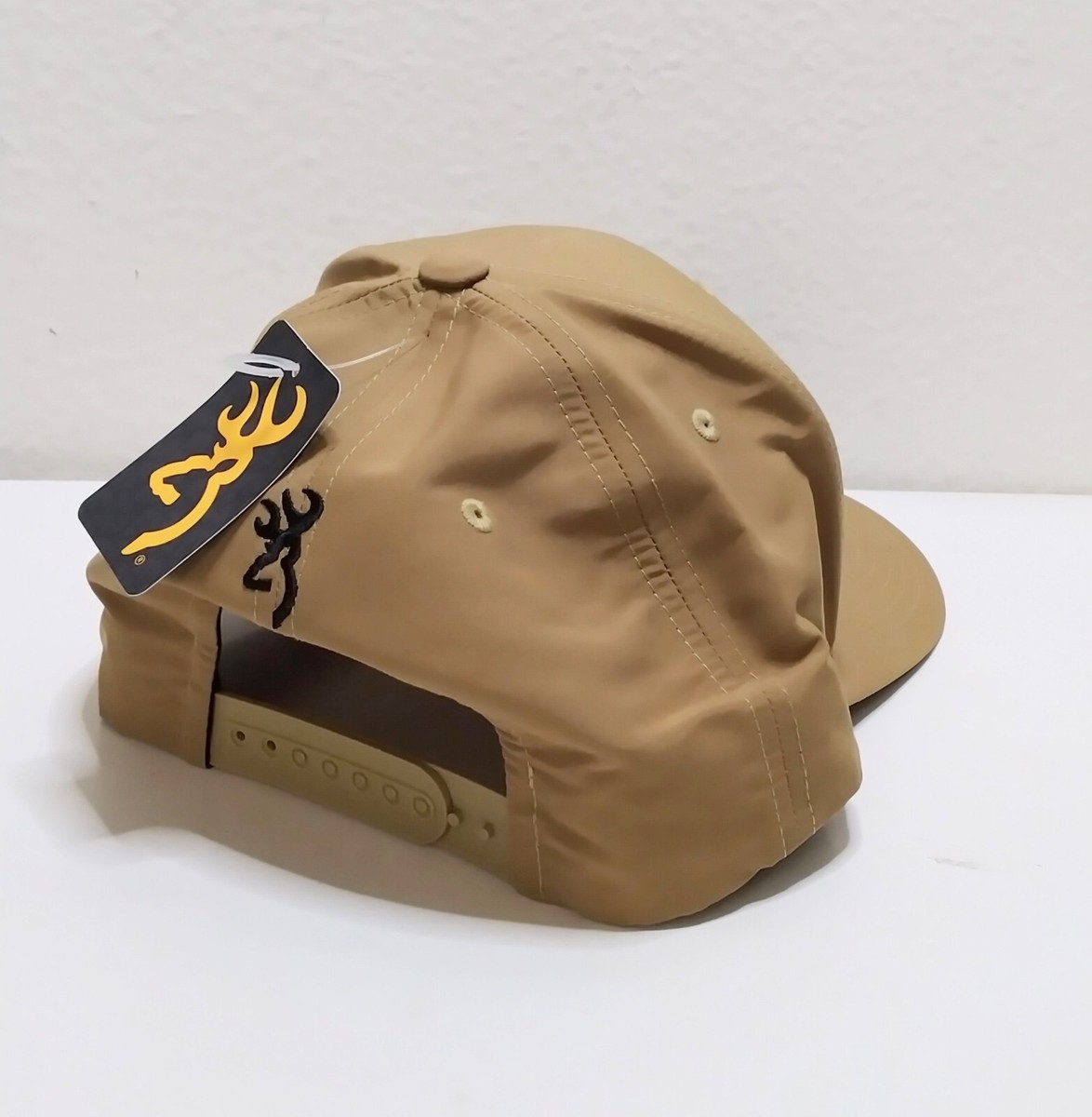 帽子 MID PROFILE CAP - BROWN Browning Proof Snap Back Hat Cap Mid Profile Crown Color: Mustard