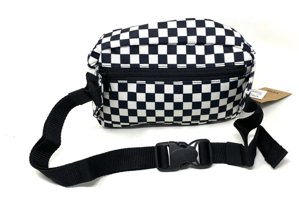 VANS Street Ready Paquete Cintura Riñonera Bolso a Cuadros Negro Blanco VN0A3WKDP2T Foto 2 de 4