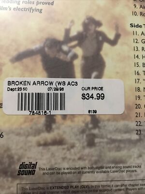 Jaquette DVD de Broken arrow - Cinéma Passion