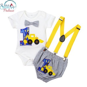 baby boy construction outfit
