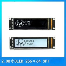 2.08"" OLED 256X64 LCD Display OLED Screen with Grayscale Adjustment SPI-
