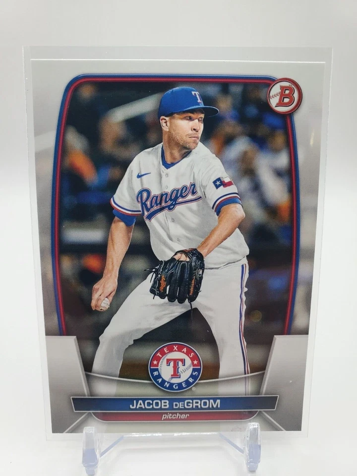 2023 Topps Series 2 - Stars of MLB Chrome #SMLBC-49 Jacob deGrom - HUGE CARD LOT - Image 2 of 4