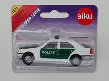 Siku 1311  Mercedes-Benz C 220 Peterwagen MK POLIZEI   weiß grün, Neu und OVP