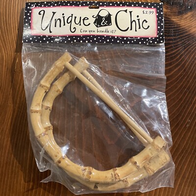 Bamboo Craft Making Purse Handles 6  by 4  Unique and Chic