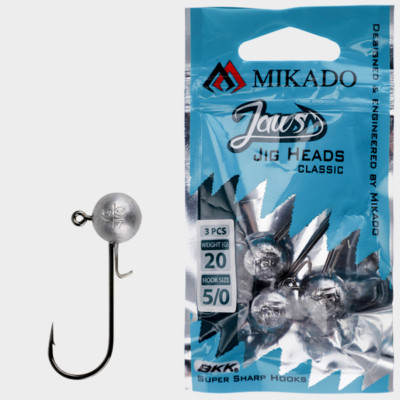 Jigkopf Mikado JIG HEAD - JAWS CLASSIC Angelhaken Baitholder Jig Kopf Jigköpfe