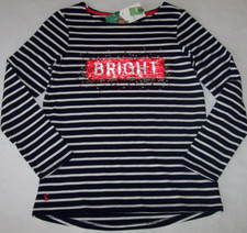 NWT Joules Harbour Luxe Navy Stripe MERRY/BRIGHT FLIP SEQUINS Knit Top US 6 XMAS