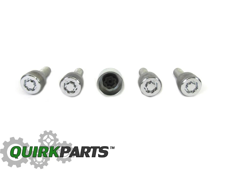 Juego de tuercas de bloqueo de rueda Dodge Dart 13-16 tuercas de bloqueo cerraduras de rueda Mopar OEM Foto 2 de 4