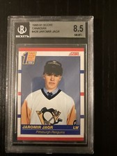 Jaromir Jagr RC BGS 8.5. 1990-91 Score Rookie Card