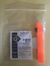 US GLOVE BEGINNER GYMNASTICS HOOK LOOP HAND GRIPS, SZ LG ORANGE WEIGHTLIFTING