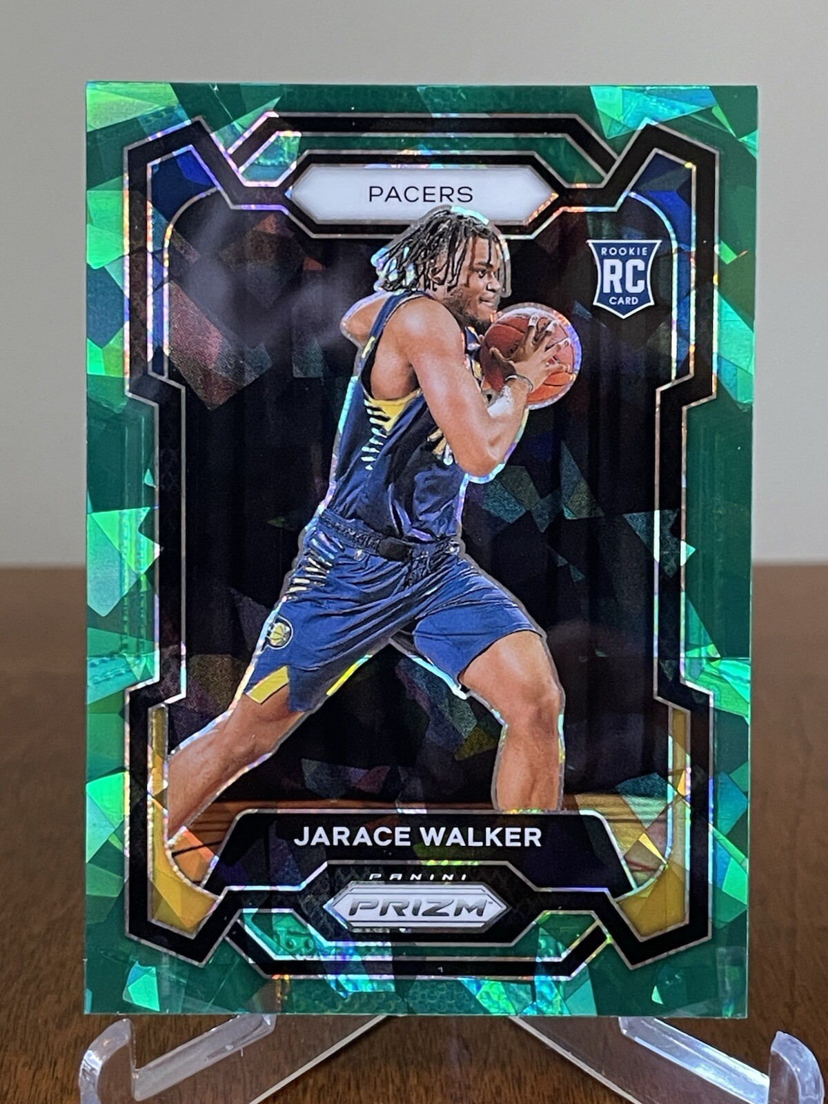 2023 Panini Prizm Green Ice Prizm Jarace Walker #168 Rookie RC